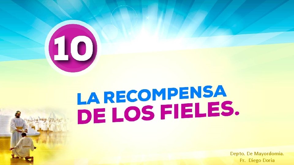 Depto. De Mayordomía. Pr. Diego Doria 