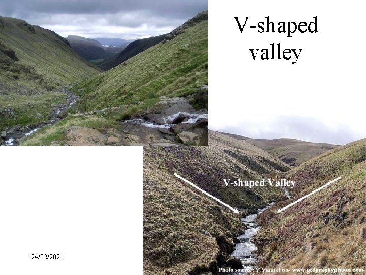 V-shaped valley 24/02/2021 