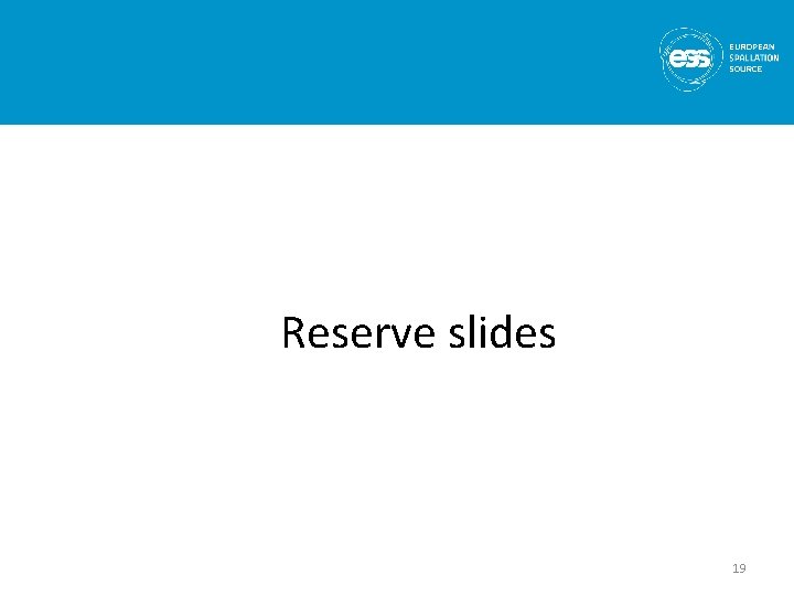 Reserve slides 19 