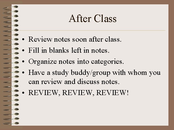 Student Support Services Notetaking Workshop The Importance of