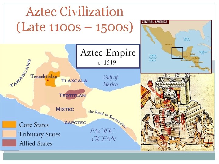 Aztec Civilization (Late 1100 s – 1500 s) 