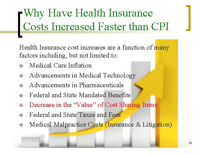 Why Have Health Insurance Costs Increased Faster than CPI Health Insurance cost increases are