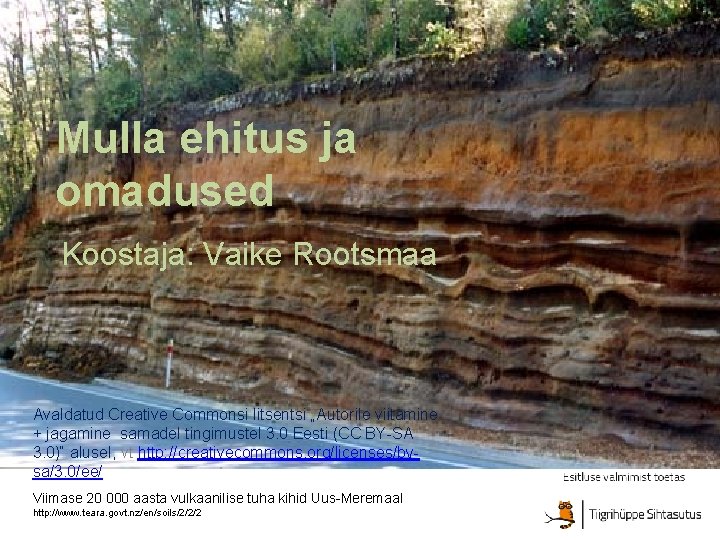 Vaike Rootsmaa Mulla ehitus ja omadused Koostaja Vaike Rootsmaa Avaldatud
