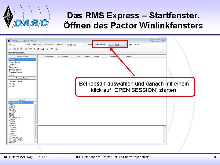 Referat Not und Katastrophenfunk WINLINK 2000 WINLINK 2000