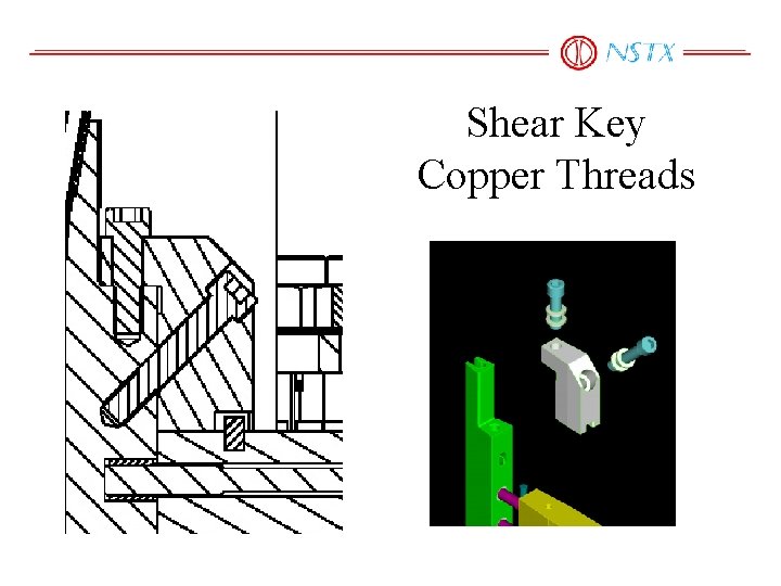 Shear Key Copper Threads 