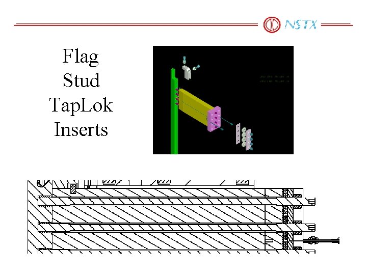 Flag Stud Tap. Lok Inserts 