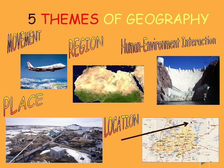 5 THEMES OF GEOGRAPHY 5 