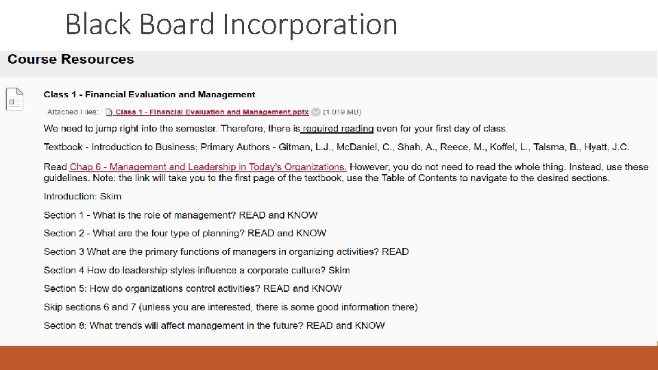 Black Board Incorporation 