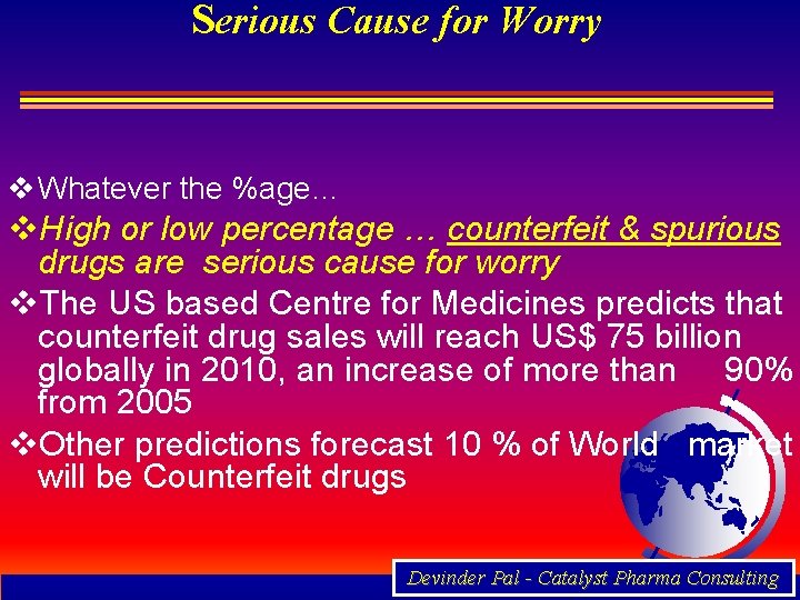 Serious Cause for Worry v Whatever the %age… v. High or low percentage …