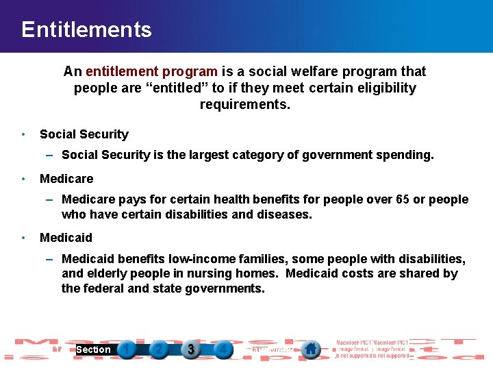 Entitlements An entitlement program is a social welfare program that people are “entitled” to