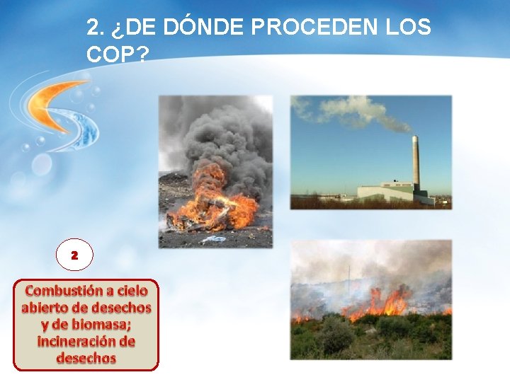 2. ¿DE DÓNDE PROCEDEN LOS COP? 2 