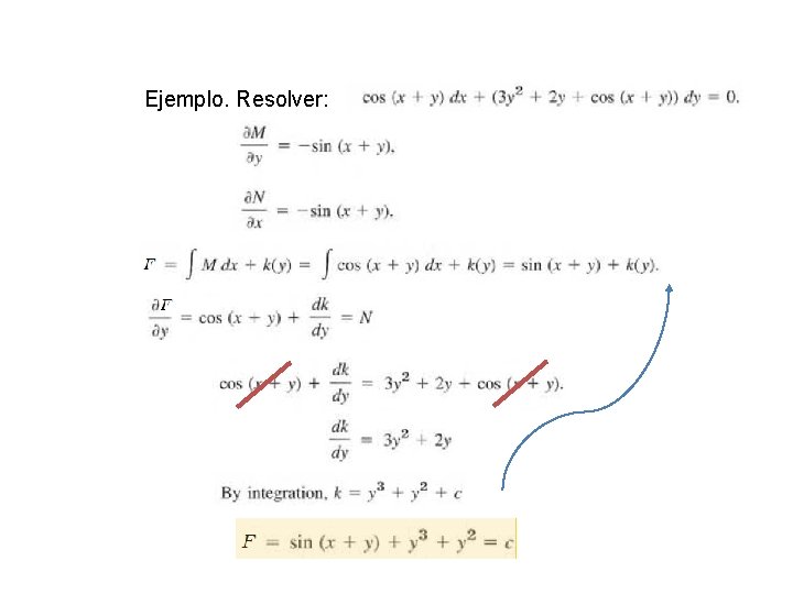 Ejemplo. Resolver: 