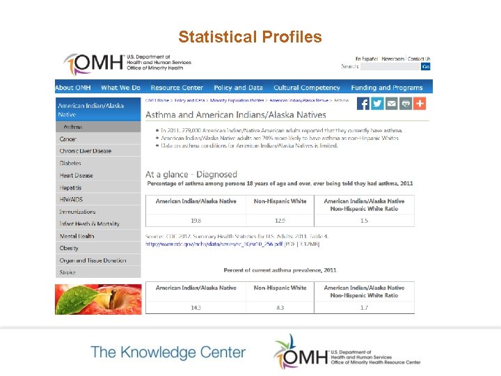 Statistical Profiles Statistical Profiles