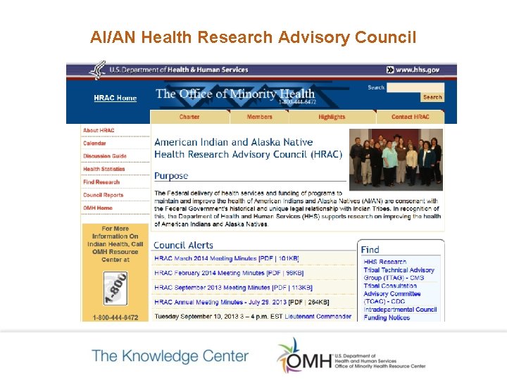 AI/AN Health Research Advisory Council AI/AN Health Research Advisory Council