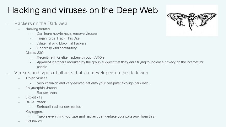 Hacking and viruses on the Deep Web - Hackers on the Dark web -