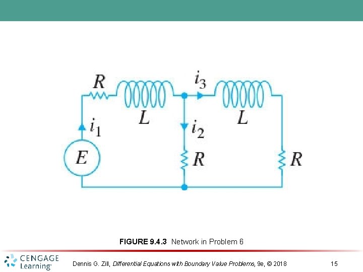 FIGURE 9. 4. 3 Network in Problem 6 Dennis G. Zill, Differential Equations with