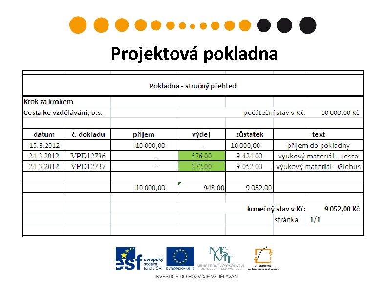 Projektová pokladna 