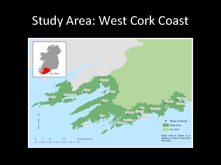 Study Area: West Cork Coast 