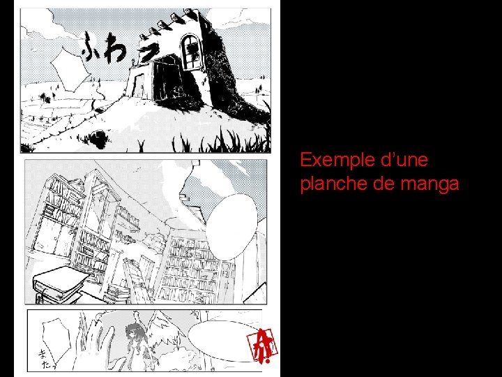 Exemple d’une planche de manga 