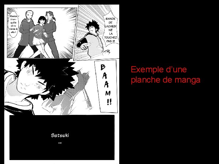 Exemple d’une planche de manga 