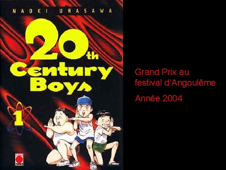 Grand Prix au festival d’Angoulême Année 2004 