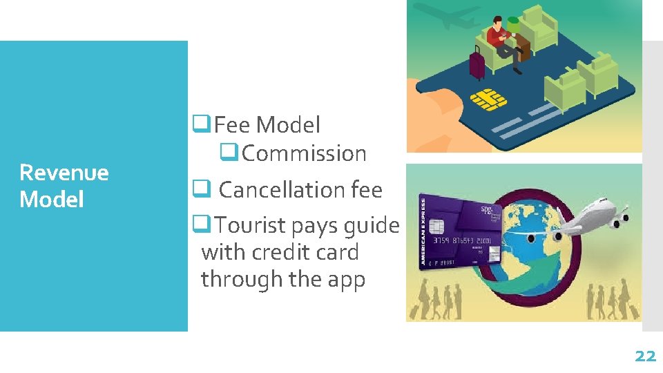 Revenue Model q. Fee Model q. Commission q Cancellation fee q. Tourist pays guide