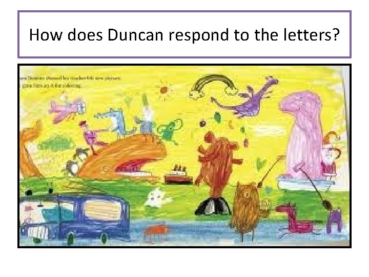 How does Duncan respond to the letters? 