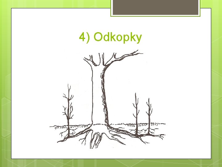 4) Odkopky 