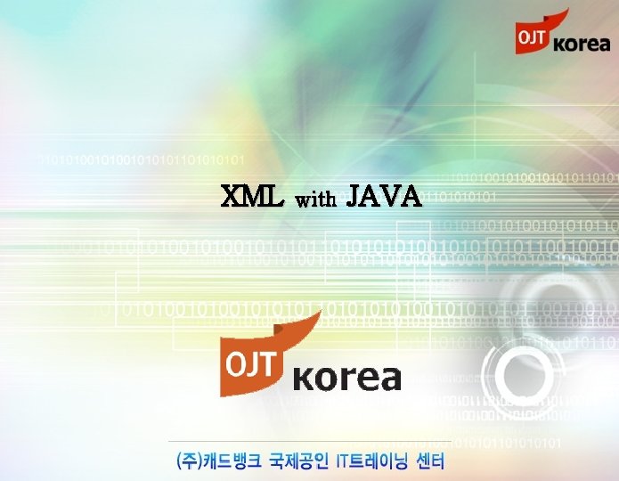 XML with JAVA 