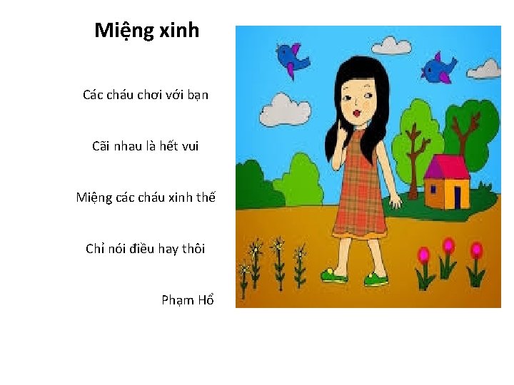  Miệng xinh Các cháu chơi với bạn Cãi nhau là hết vui Miệng