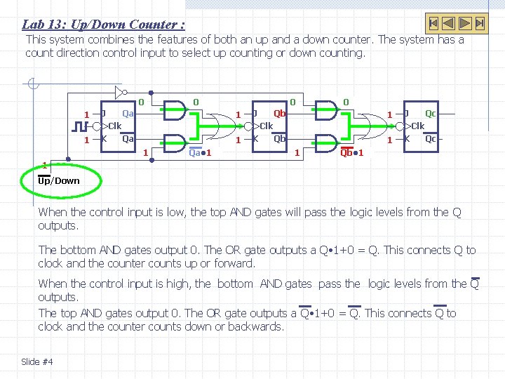 Lab 13 Binary Counter Systems Slide 2 Three