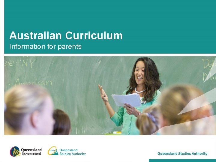 Australian Curriculum Information for parents 