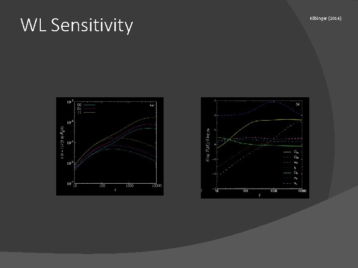 WL Sensitivity Kilbinger (2014) 