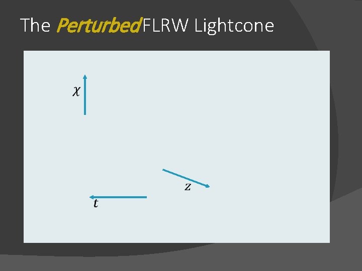 The Perturbed FLRW Lightcone 