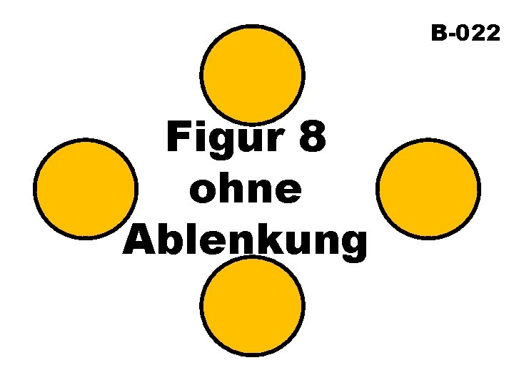 B-022 Figur 8 ohne Ablenkung 