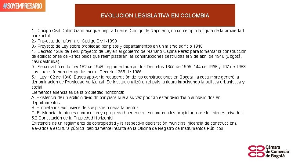 EVOLUCION LEGISLATIVA EN COLOMBIA 1. - Código Civil Colombiano aunque inspirado en el Código