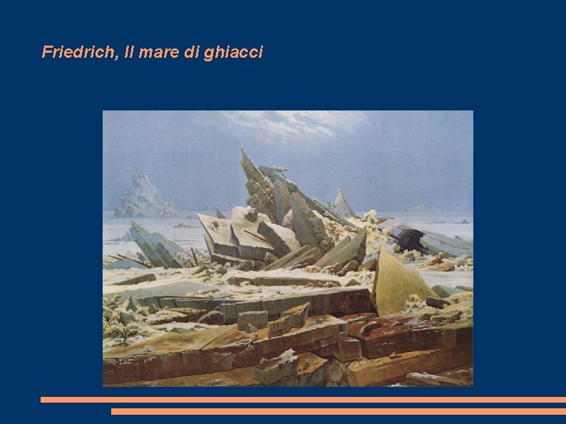 Friedrich, Il mare di ghiacci 