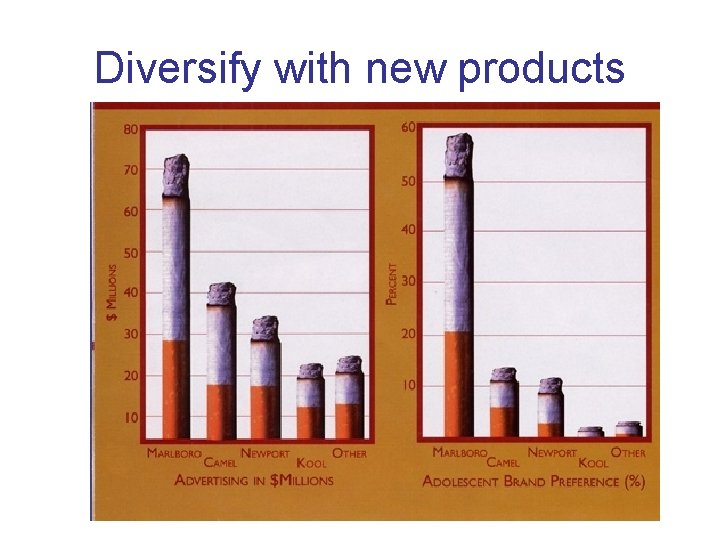 Diversify with new products 