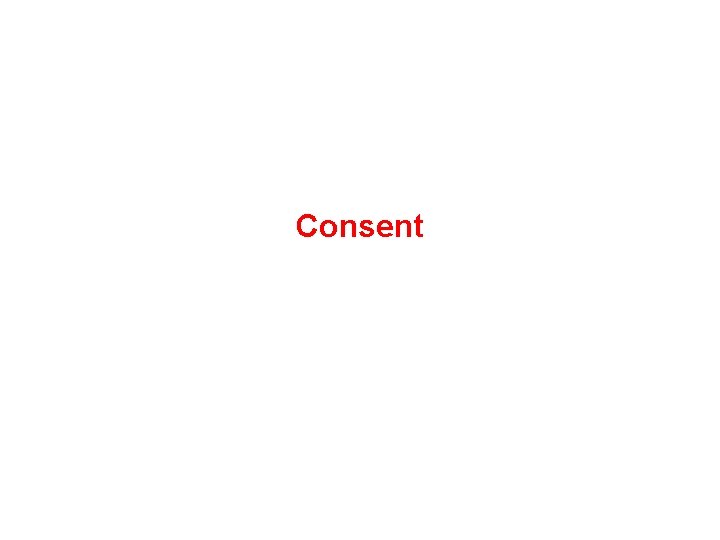 Consent 