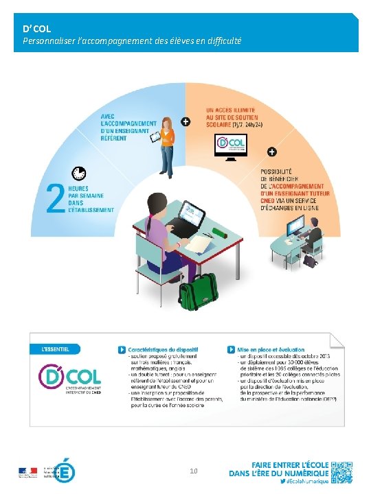 D’COL Personnaliser l’accompagnement des élèves en difficulté 10 