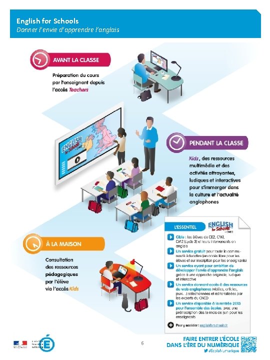 English for Schools Donner l’envie d’apprendre l’anglais 6 