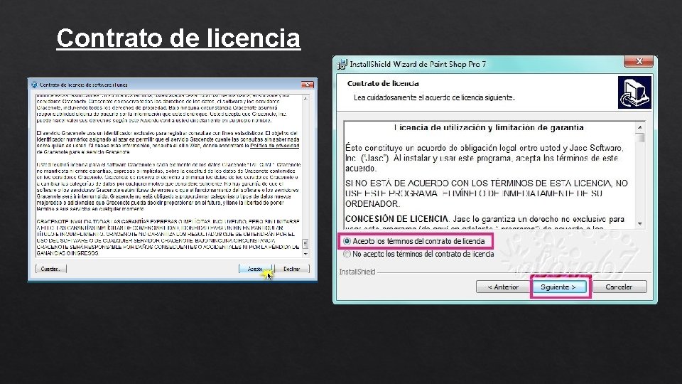 Contrato de licencia 