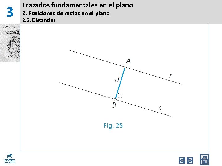3 Trazados fundamentales en el plano 2. Posiciones de rectas en el plano 2. 3 Trazados fundamentales en el plano 2. Posiciones de rectas en el plano 2.