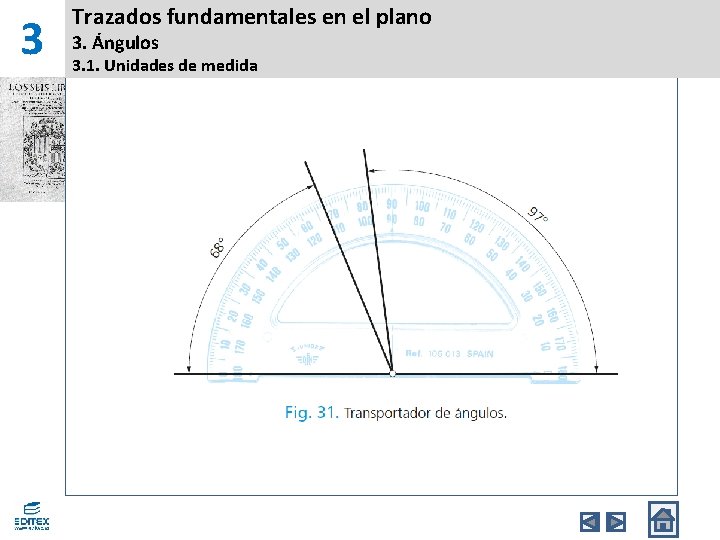 3 Trazados fundamentales en el plano 3. Ángulos 3. 1. Unidades de medida 3 Trazados fundamentales en el plano 3. Ángulos 3. 1. Unidades de medida