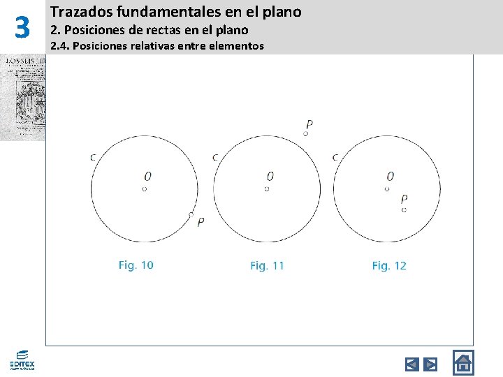3 Trazados fundamentales en el plano 2. Posiciones de rectas en el plano 2. 3 Trazados fundamentales en el plano 2. Posiciones de rectas en el plano 2.