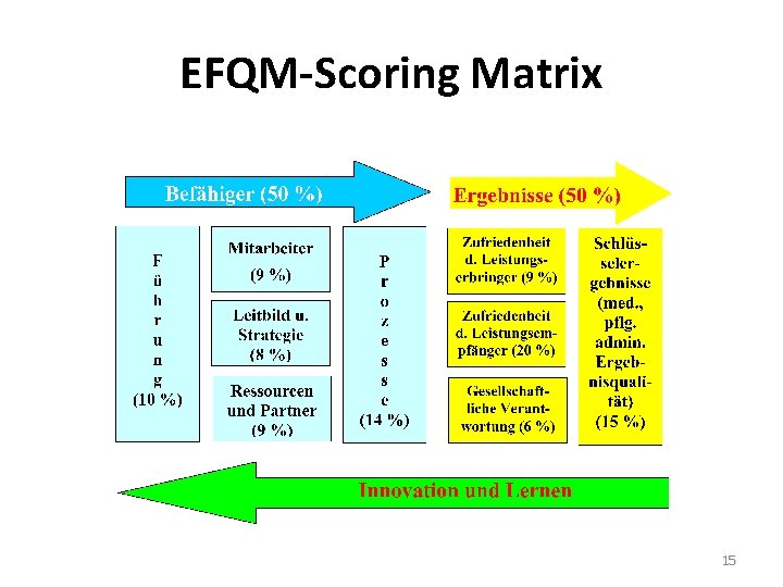 EFQM-Scoring Matrix 15 