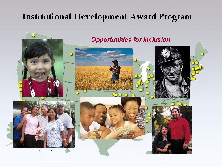 Institutional Development Award Program Opportunities for Inclusion 