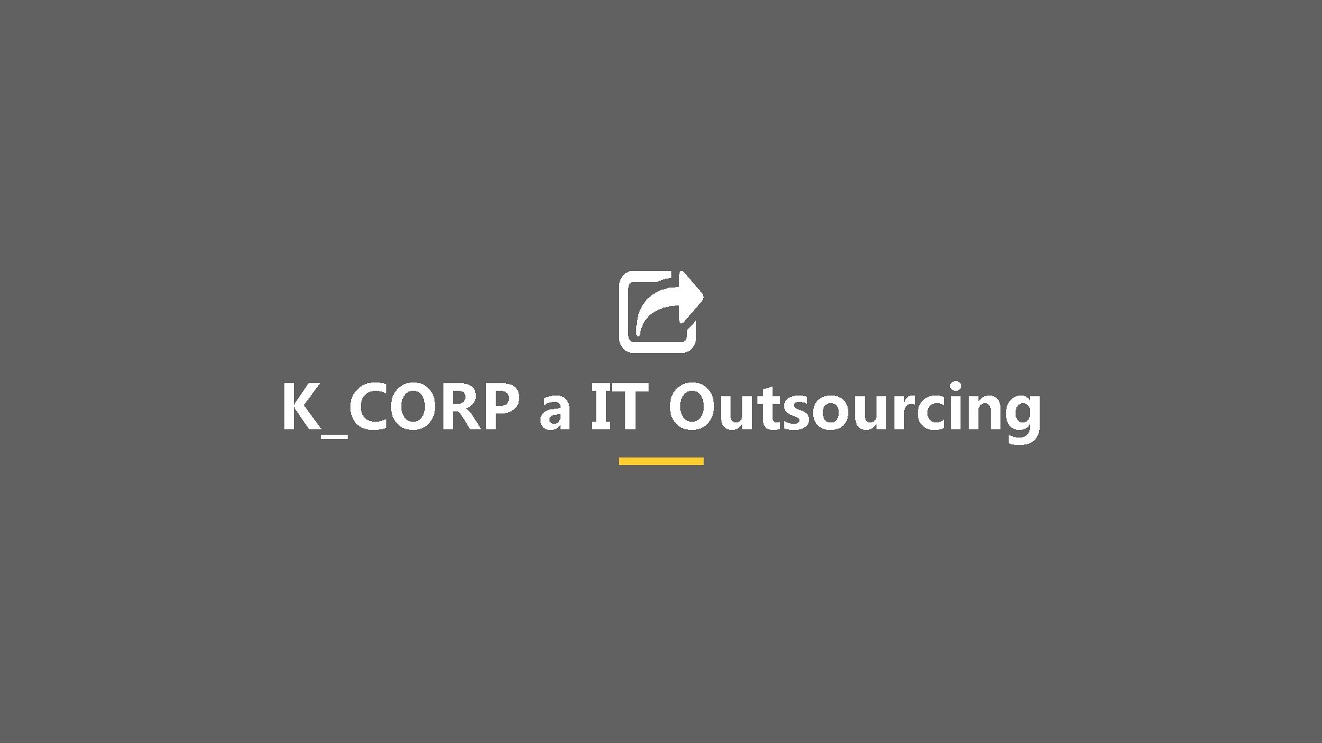 K_CORP a IT Outsourcing 