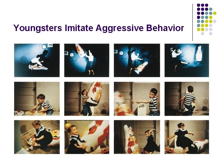 Youngsters Imitate Aggressive Behavior 