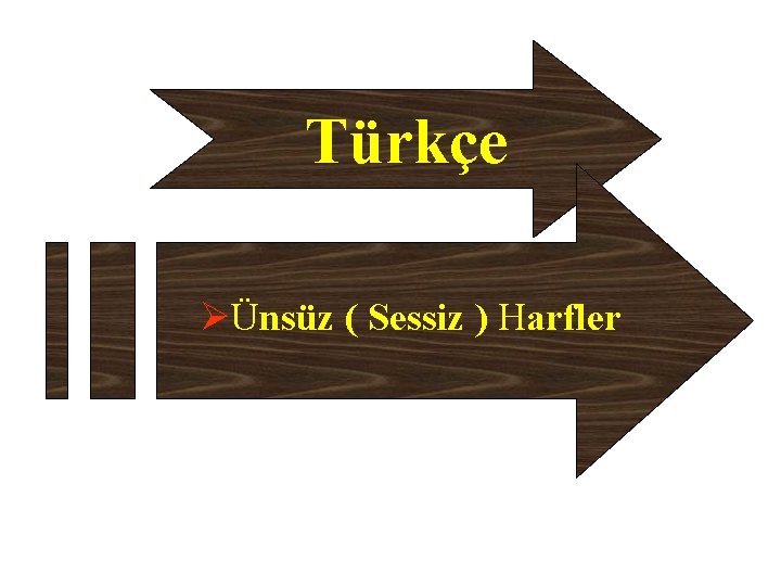 Türkçe ØÜnsüz ( Sessiz ) Harfler 